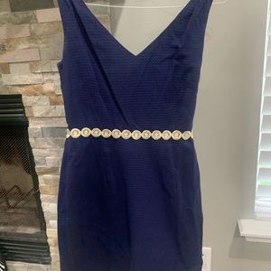 Lilly Pulitzer Navy Dress; Size 8